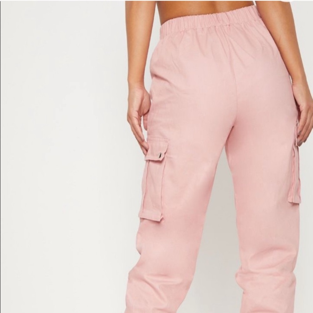 Pink cargo joggers - Picture 6 of 12